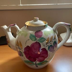 Vintage Flower Russian Porcelain Teapot